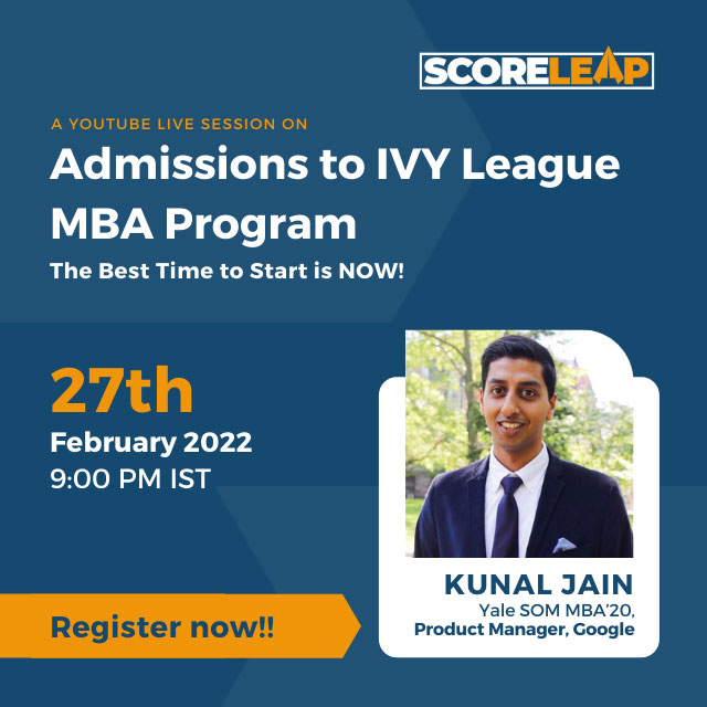 Admissions to IVY League MBA Program